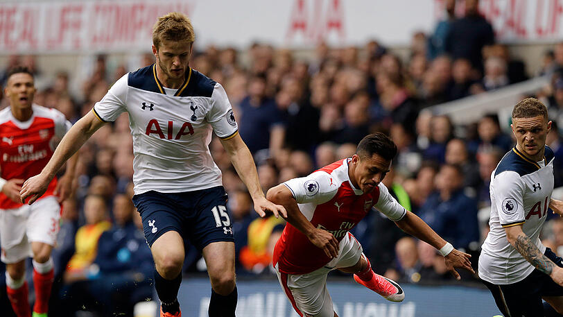 Eric Dier (l.) hat in Tottenham noch einen Vertrag bis 2021.