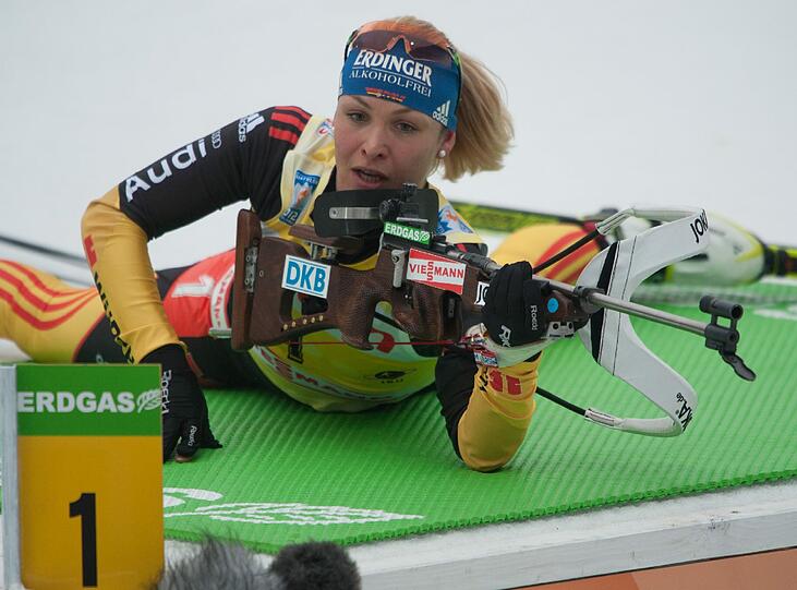 Die WM in Ruhpolding: Magdalena Neuners Siegeszug - sehen Sie hier die Bilder