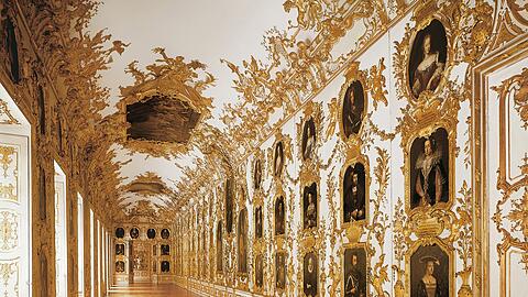 Die Ahnengalerie in der Residenz: Hier sind über 100 Porträts von Wittelsbachern zu sehen.