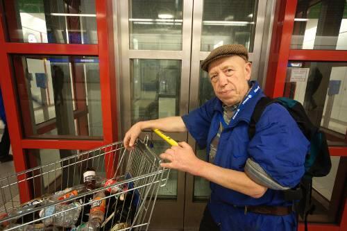 Der Flaschensammler: Für Winfried V. ist der Ostbahnhof wie ein zweites Zuhause.