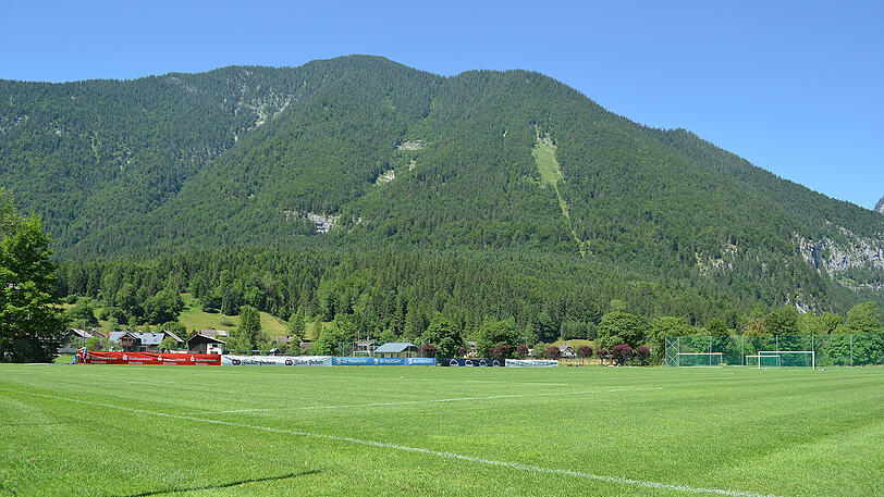 Das Trainingszentrum in Obertraun: Hier absolviert der TSV-Tross bis Samstag sein Trainingslager.