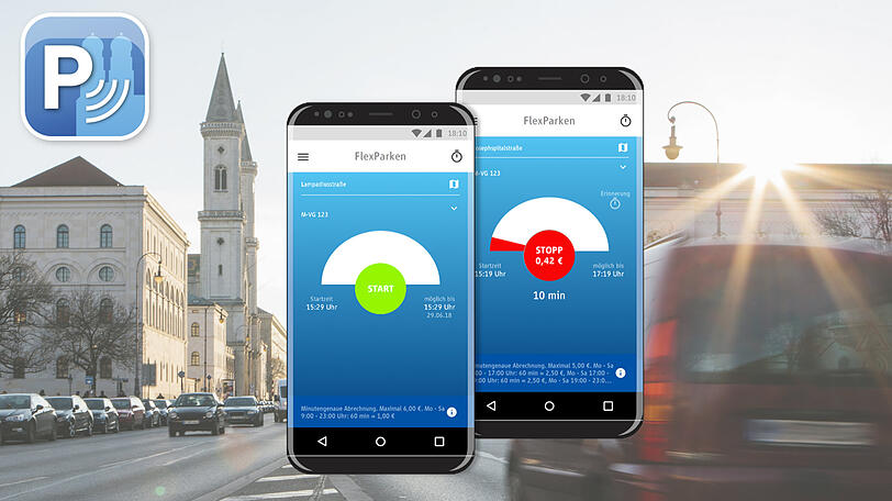 Mit der App HandyParken München können Sie digitale Parkscheine für München kaufen &ndash; bargeldlos, flexibel und ohne Automatensuche.