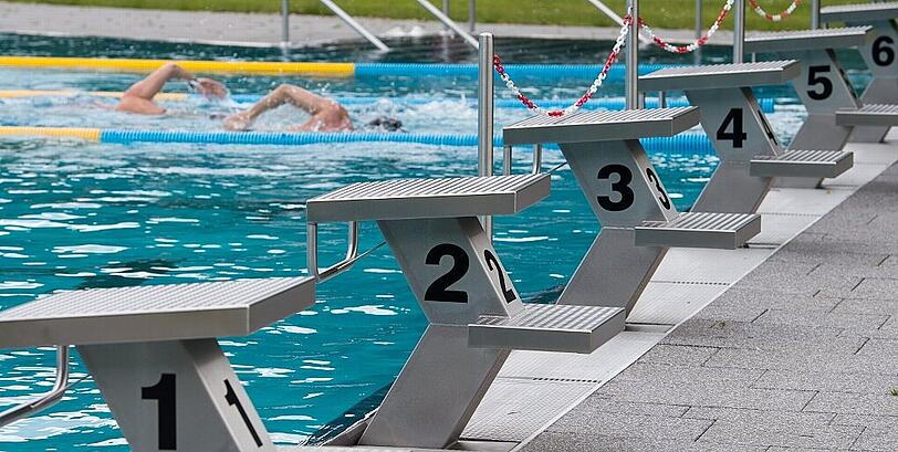 Glücklich, wer tagsüber Zeit fürs Freibad hat: Im Schyrenbad ist es am Montagvormittag schön leer, und dass bei diesem Kaiserwetter...