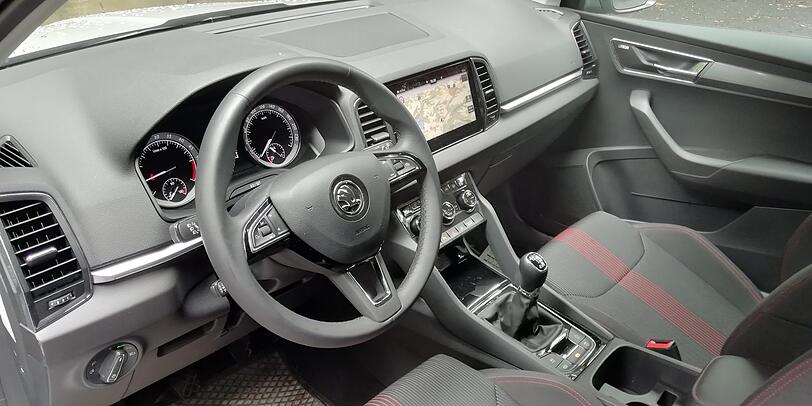 Klare Sache: Das Kamiq-Cockpit ist sauber montiert und bedienungsfreundlich angelegt.