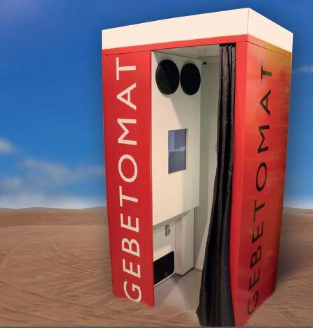 Teil der Fastenaktion ist die Kunstinstallation "Gebetomat".
