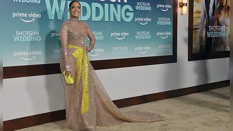 Jennifer Lopez bei der Premiere von "Shotgun Wedding".