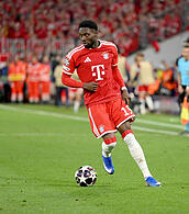 F&auml;llt aus: Bayern-Star Alphonso Davies.