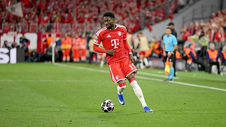 F&auml;llt aus: Bayern-Star Alphonso Davies.