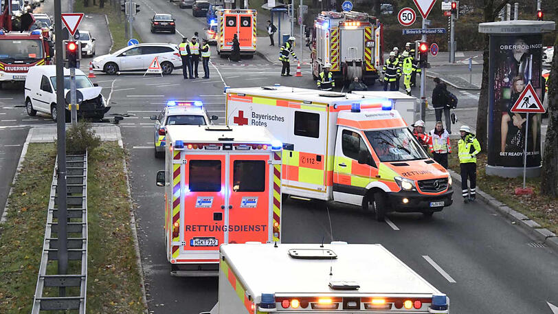 Die Bilder vom Unfallort in Neuperlach.