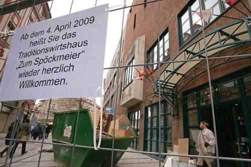 Beim Spöckmeier wird gebaut