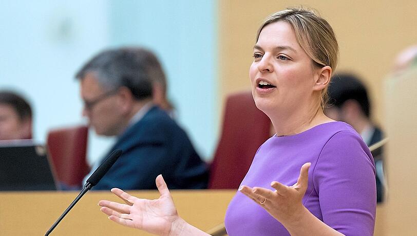 "So funktioniert es nicht", sagt Grünen-FraktionschefinKatharina Schulze.