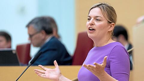 "So funktioniert es nicht", sagt Grünen-FraktionschefinKatharina Schulze.