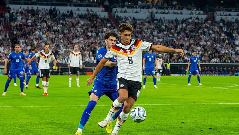 Traf gegen Serbien: Tom Bischof. Traf gegen Serbien: Tom Bischof.