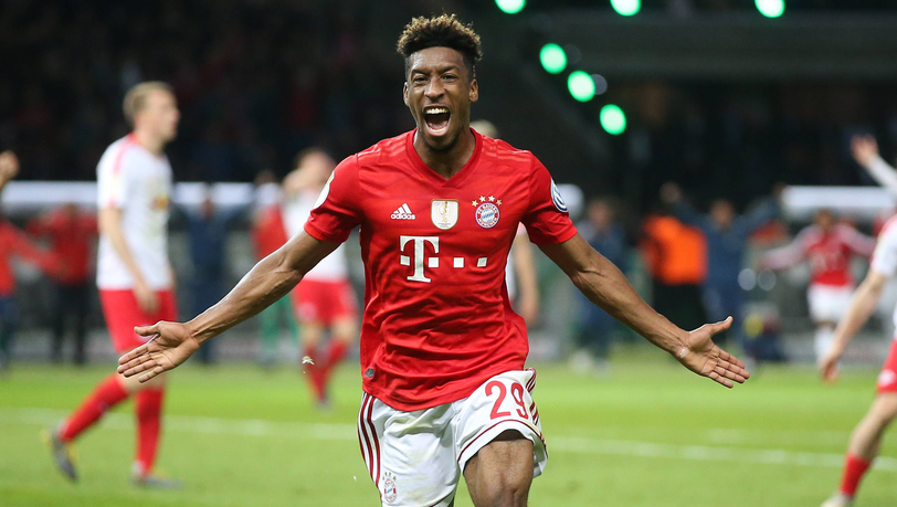Torschütze im DFB-Pokal-Finale: Kingsley Coman für den FC Bayern. Torschütze im DFB-Pokal-Finale: Kingsley Coman für den FC Bayern.