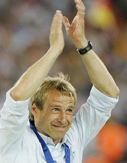 Jürgen Klinsmann (2004 - 2006): Unterschrieb nach Völlers Demission einen Vertrag bis 2006. Hörte nach der Sommermärchen-Heim-WM auf.