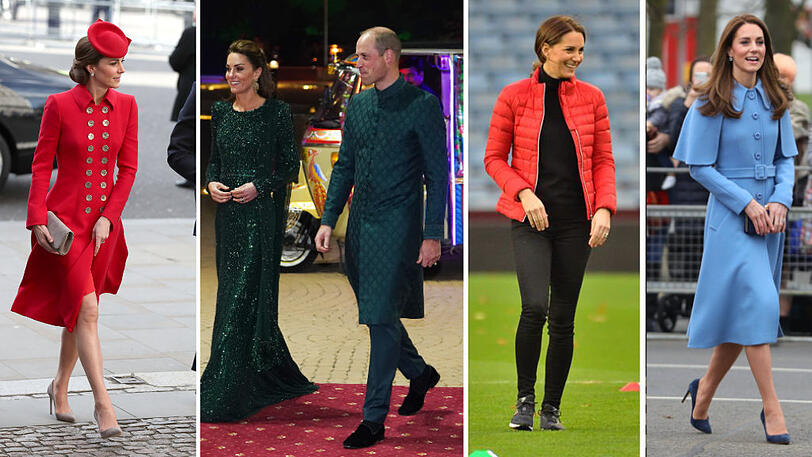 Zu jedem Anlass passend - Herzogin Kate in ihren schönsten Outfits.