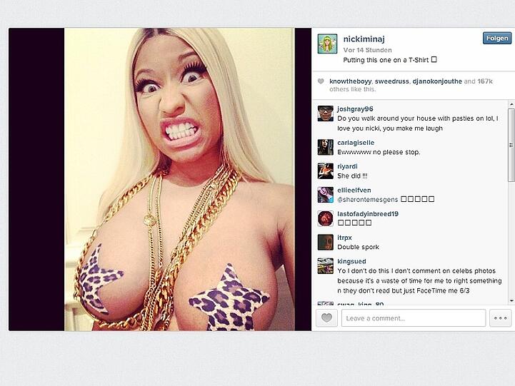Nicki Minaj: Selbstporträt auf Instagram