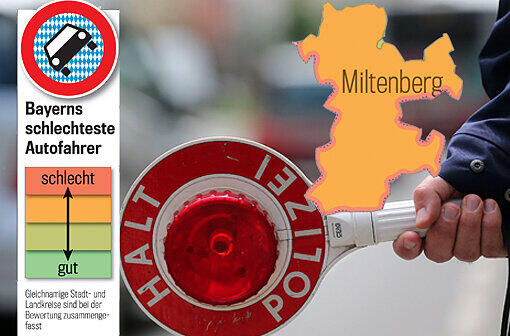Rot, gelb oder grün? Eine Übersicht über das vermeintliche Können der bayerischen Autofahrer.