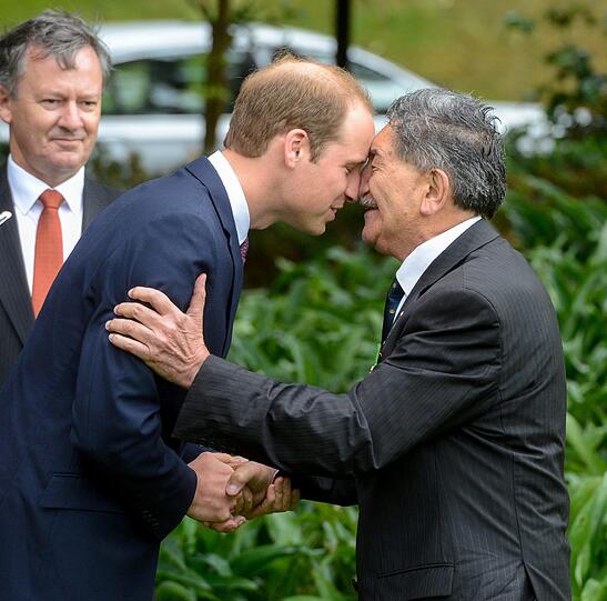 Mehr Bilder vom Staatsempfang in Neuseeland.