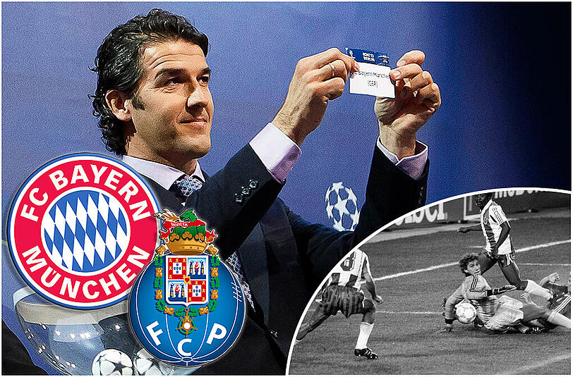 Ex-BVB-Profi Karl-Heinz Riedle fungierte bei der Champions League Auslosung in Nynon als "Glücksfee" für den FC Bayern.