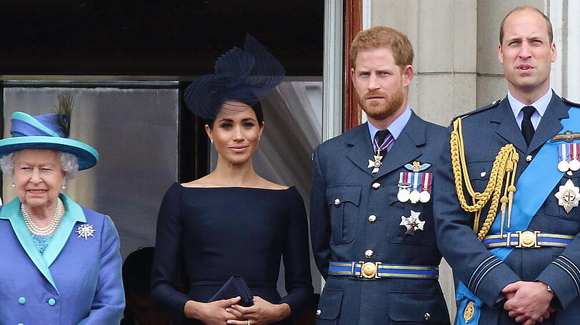 Die Royals auf dem Balkon des Buckingham Palasts
