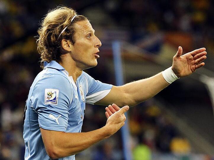 Enttäuschung nach dem WM-Aus: Uruguay-Star Diego Forlan.