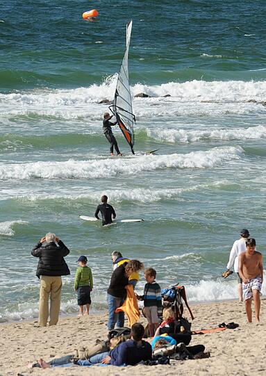 Die Hitzewelle freut auch die Urlauber auf Sylt.