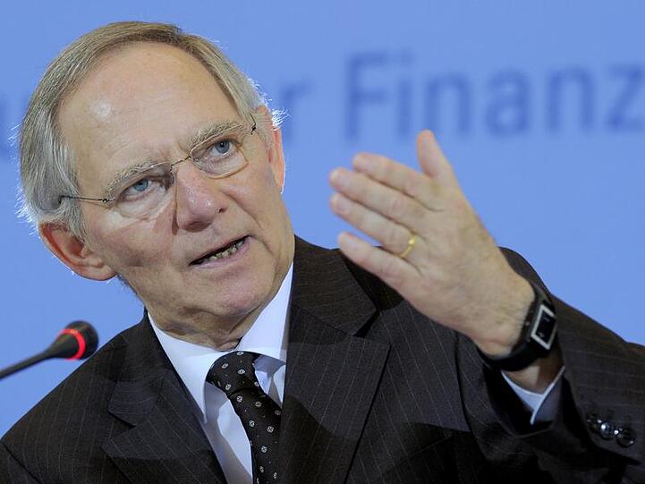 Bundesfinanzminister Wolfgang Schäuble