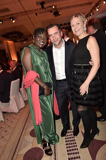 Auma Obama, Falk Raudies und Andrea Mühlbauer
