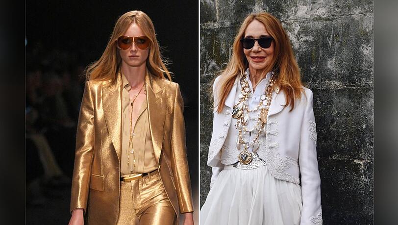 Goldene Blazer und Stickereien in Anlehnung ans Barock-Zeitalter liegen im Trend.