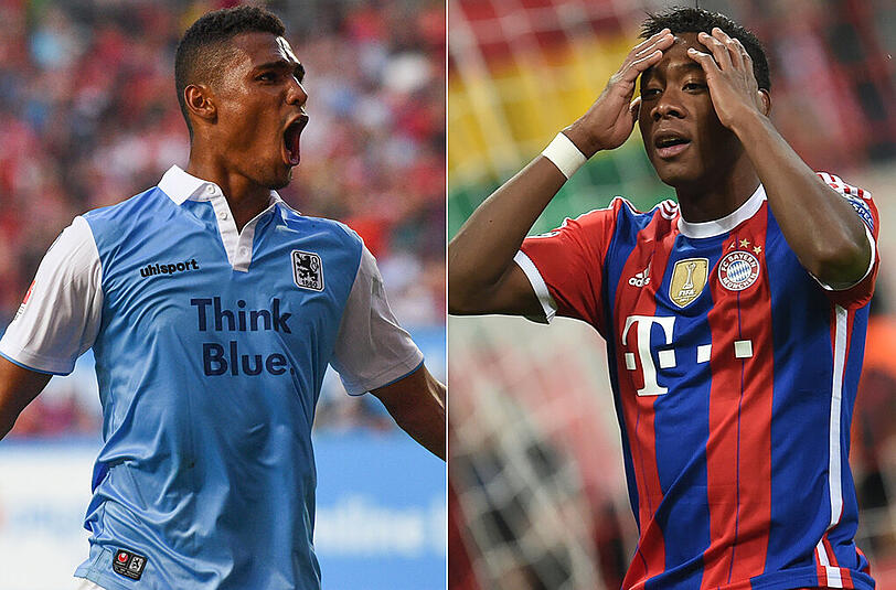 Rubin Okotie (li.) und David Alaba kennen sich seit 20 Jahren.