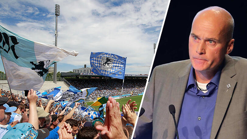 Würde es auch in der 2. Liga im Grünwalder Stadion weitergehen? Robert Reisinger und sein Präsidium beratschlagen sich.