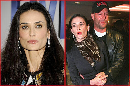 ...Demi Moore. Sie und Bruce Willis haben drei gemeinsame Töchter, von denen bislang aber nur Rumer ins Filmbusiness strebt. Im Jahr 2000 trennten sich Demi Moore und Bruce Willis. Sie sind aber immer noch befreundet - nicht nur wegen der Kinder.
