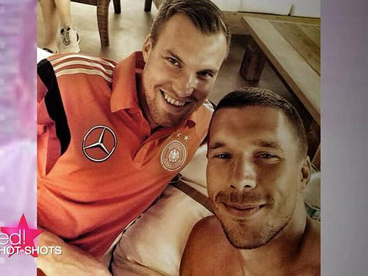 Honigkuchenpferde: Lukas Podolski und Kevin Großkreutz