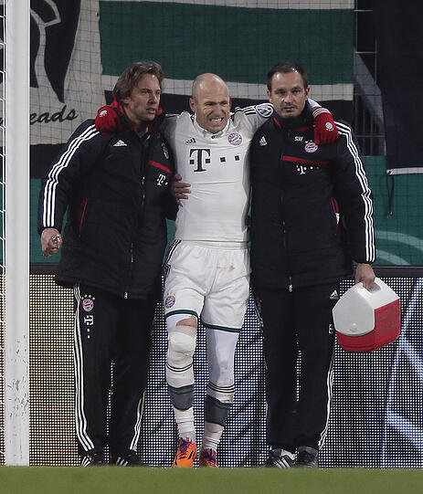 Die Hinrunde war für Arjen Robben damit gelaufen.