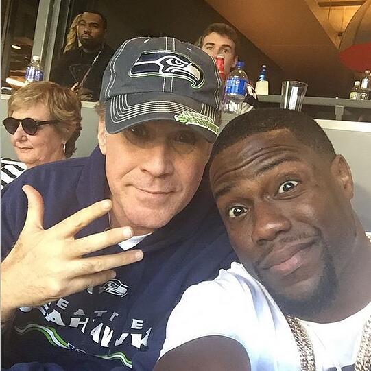 Die Schauspieler Will Ferrell und Kevin Hart