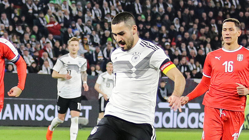 Ilkay Gündogan im Einsatz bei der deutschen Nationalmannschaft.