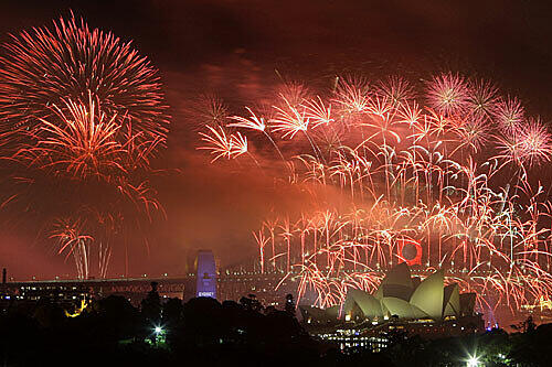 Feuerwerk in Sydney: Hier hat 2010 schon begonnen