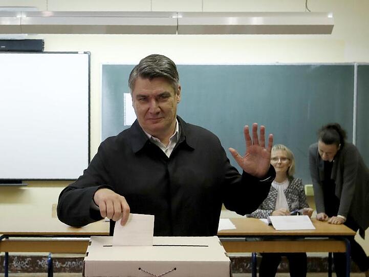 Zoran Milanovic, Präsidentschaftskandidat der Sozialdemokraten, will Kolinda Grabar-Kitarovic beerben.