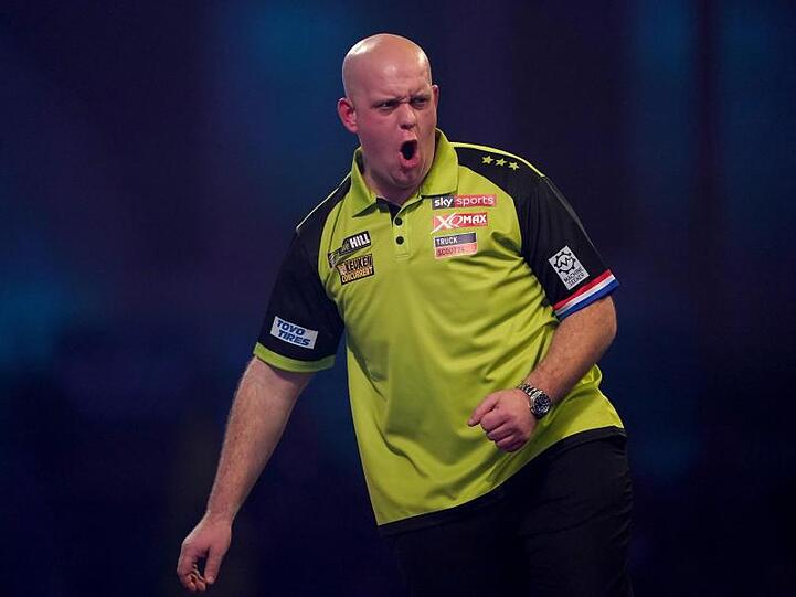 Spielt erneut um den WM-Titel: Michael van Gerwen.
