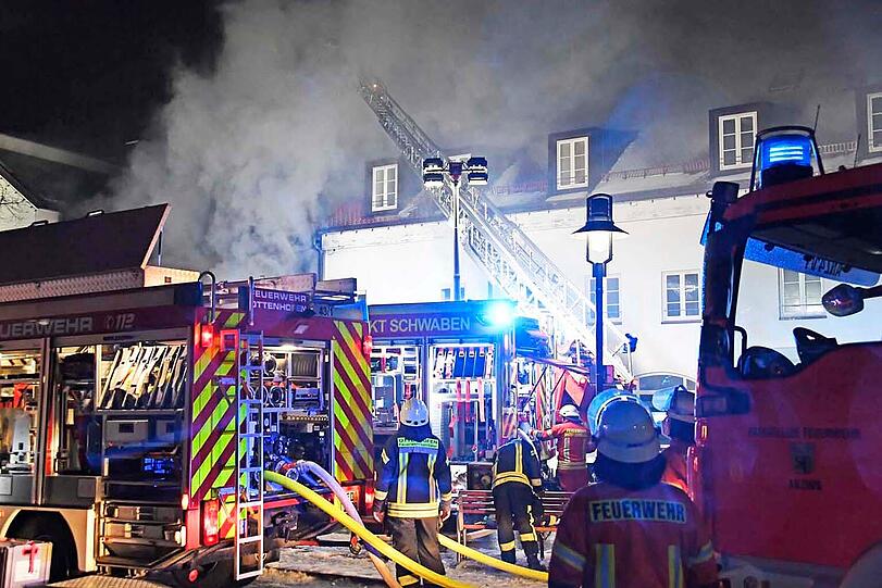 Zahlreiche Einsatzkräfte waren vor Ort.
