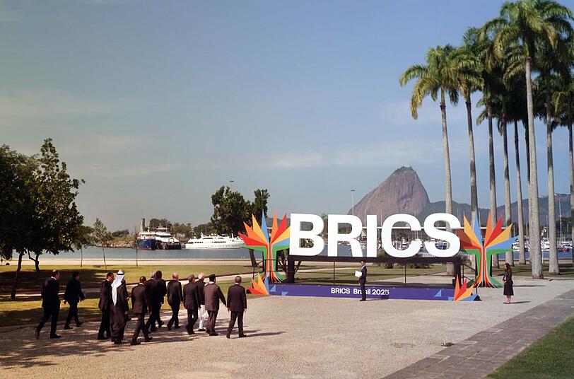 Der BRICS+-Gipfel im Juli 2025 in Rio de Janeiro: Immer mehr Staaten aus dem Globalen S&uuml;den schlie&szlig;en sich dem B&uuml;ndnis an.