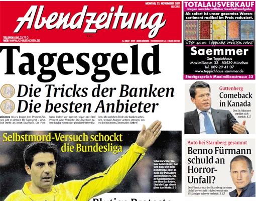Jahres-Rückblick: Rückblick: Das Jahr 2011 in AZ-Schlagzeilen - München - Abendzeitung München