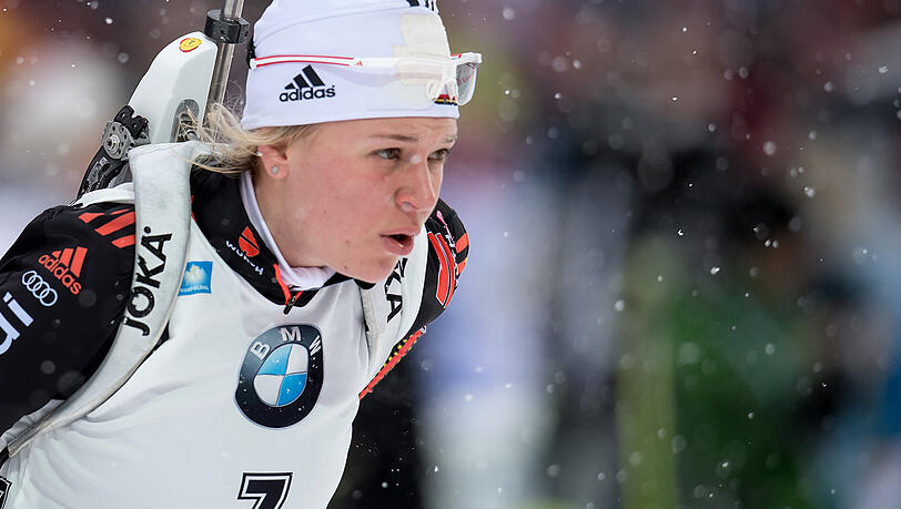 Vorzeitiges Ende einer unglücklich verlaufenen Saison: Biathletin Miriam Gössner. Vorzeitiges Ende einer unglücklich verlaufenen Saison: Biathletin Miriam Gössner.