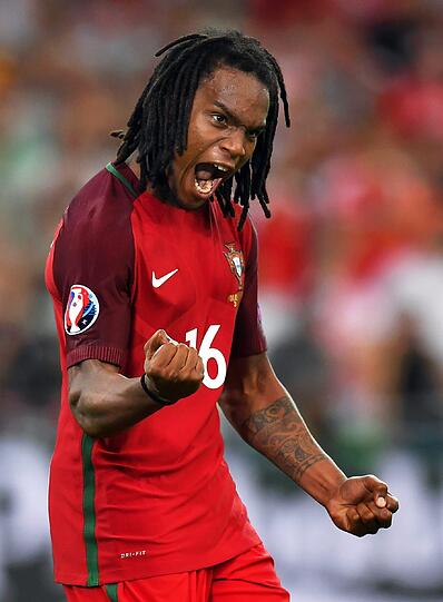 Renato Sanches legt im EM-Viertelfinalspiel gegen Polen eine Glanzleistung hin.