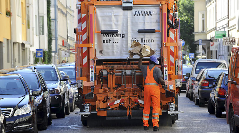 Die Münchner Müllabfuhr: Der AWM will generell nachhaltiger werden. (Symbolbild)