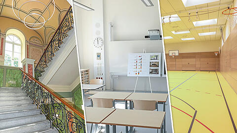 Ein Altbau erstrahlt in neuem Glanz: Die Bilder vom komplett sanierten Wilhelmsgymnasium in der Thierschstraße.