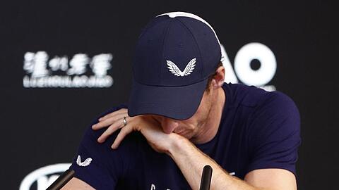 Emotional: Andy Murray kündigt sein Karriere-Ende an.