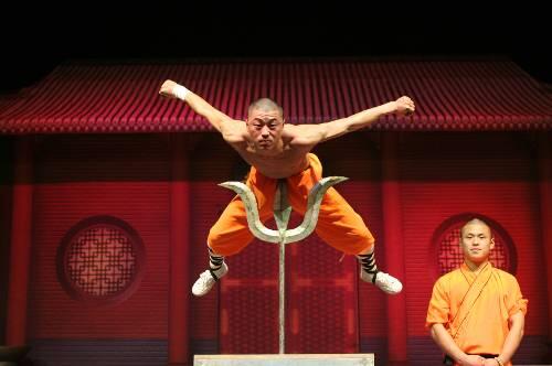 Mit hartem Training zur Perfektion: ein Shaolin-Mönch.