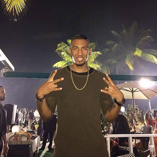 Außerdem postete Boateng ein Foto von einer Party.